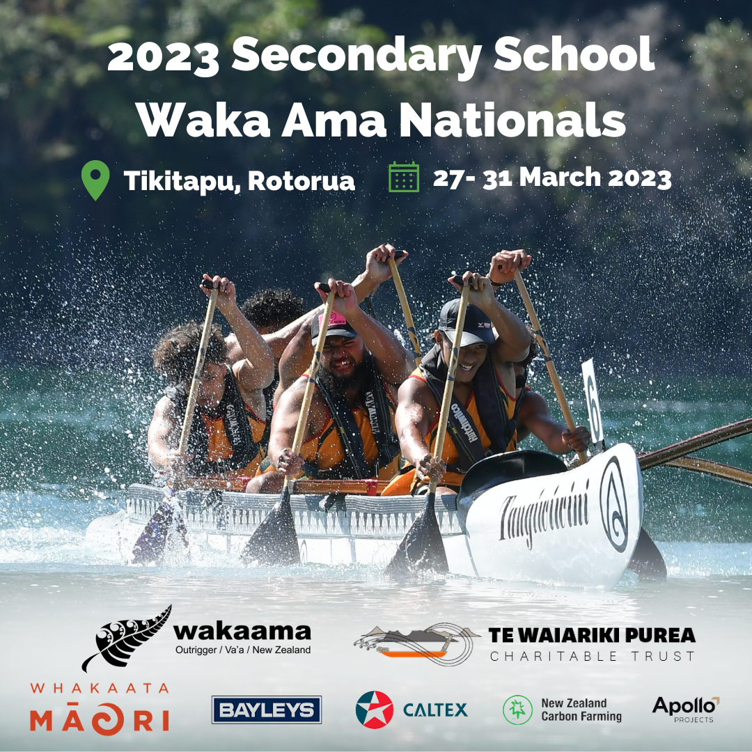 Updates! 2023 Waka Ama Secondary School Nationals